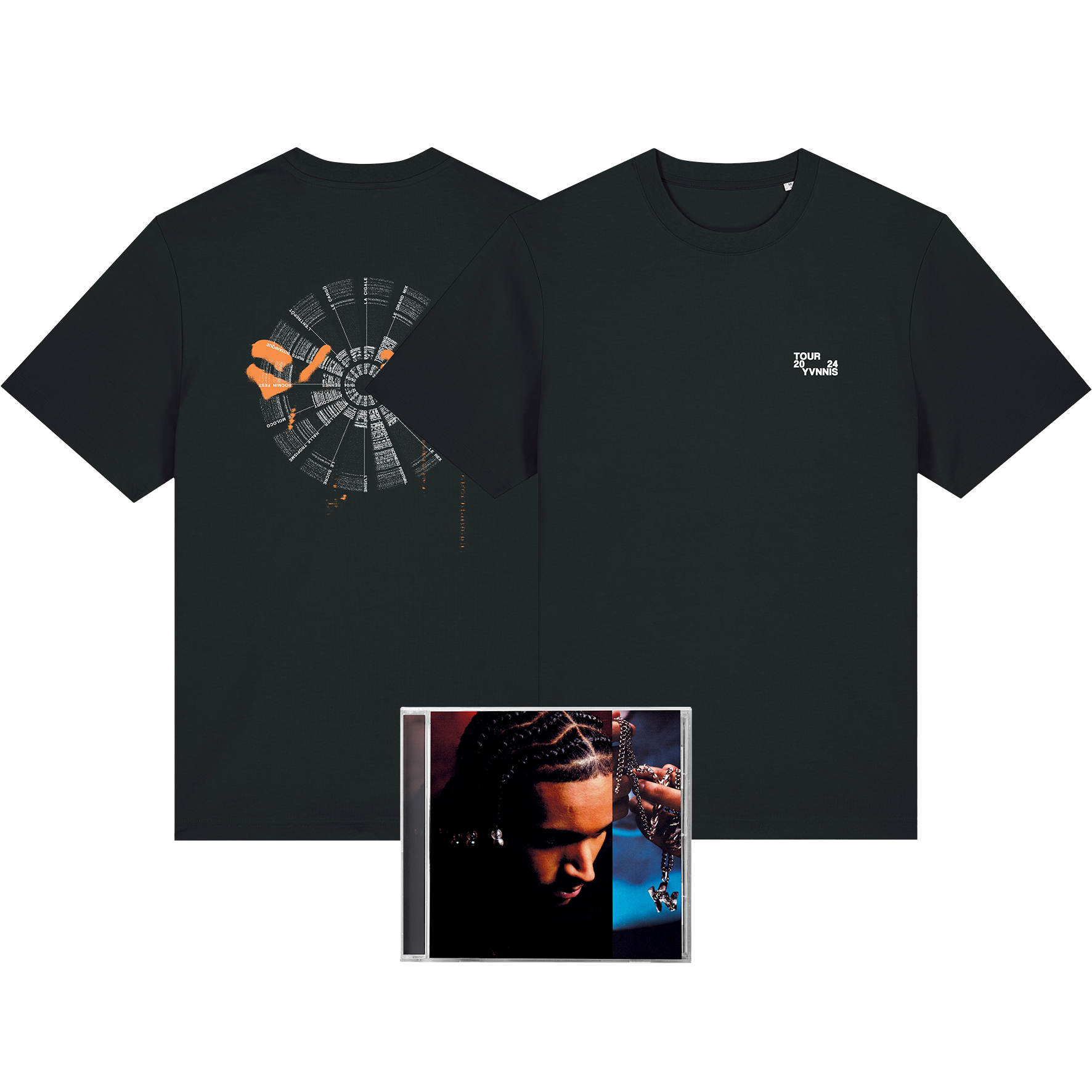 PACK T-SHIRT + CD "L'AFRO OU LES TRESSES"